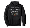 Father And Son Grilling Partners Life Dad Hoodie - Unique Graphic Unisex - T-Shirt, Sweatshirt, Hoodie