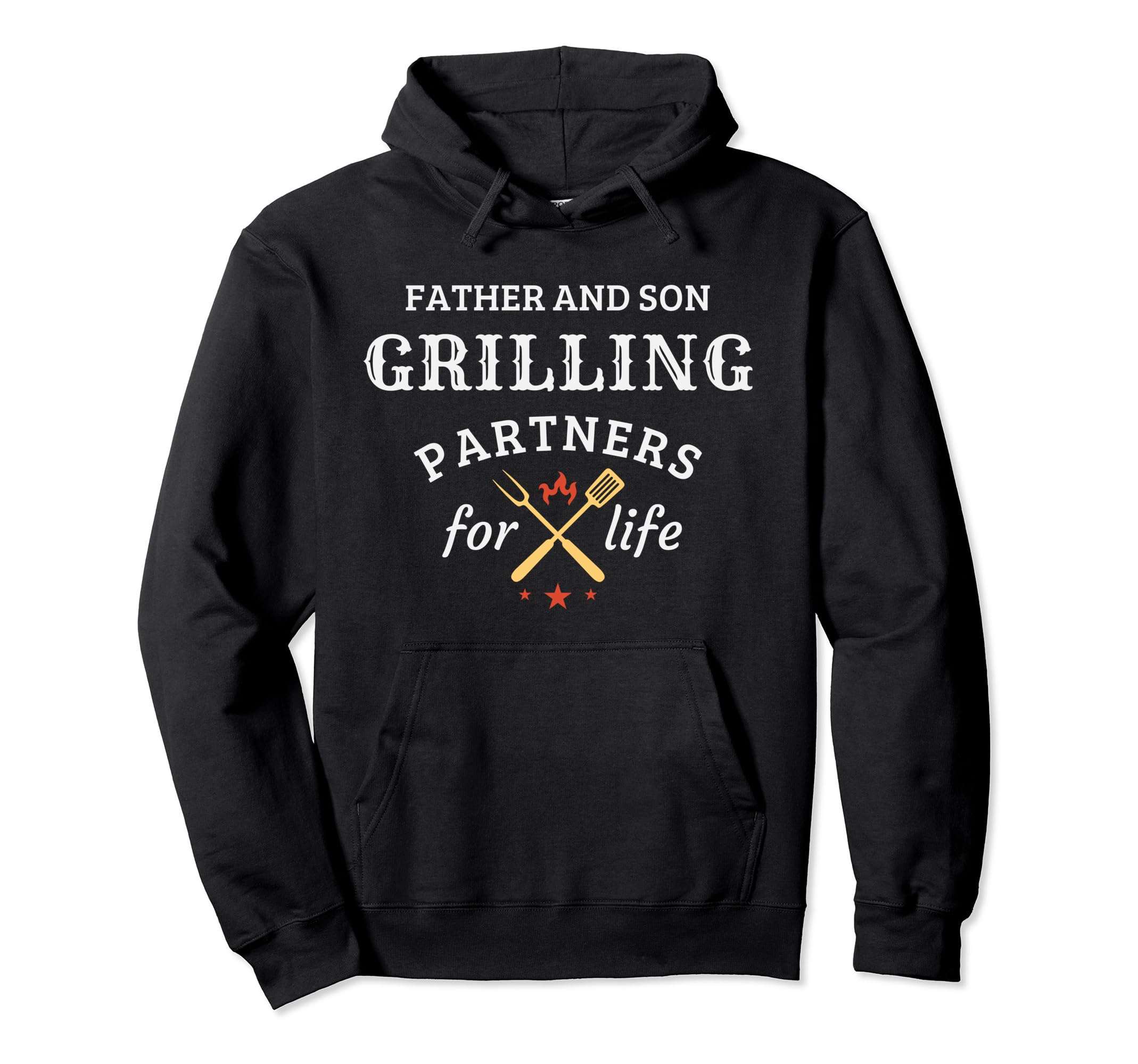 Father And Son Grilling Partners Life Dad Hoodie - Unique Graphic Unisex - T-Shirt, Sweatshirt, Hoodie