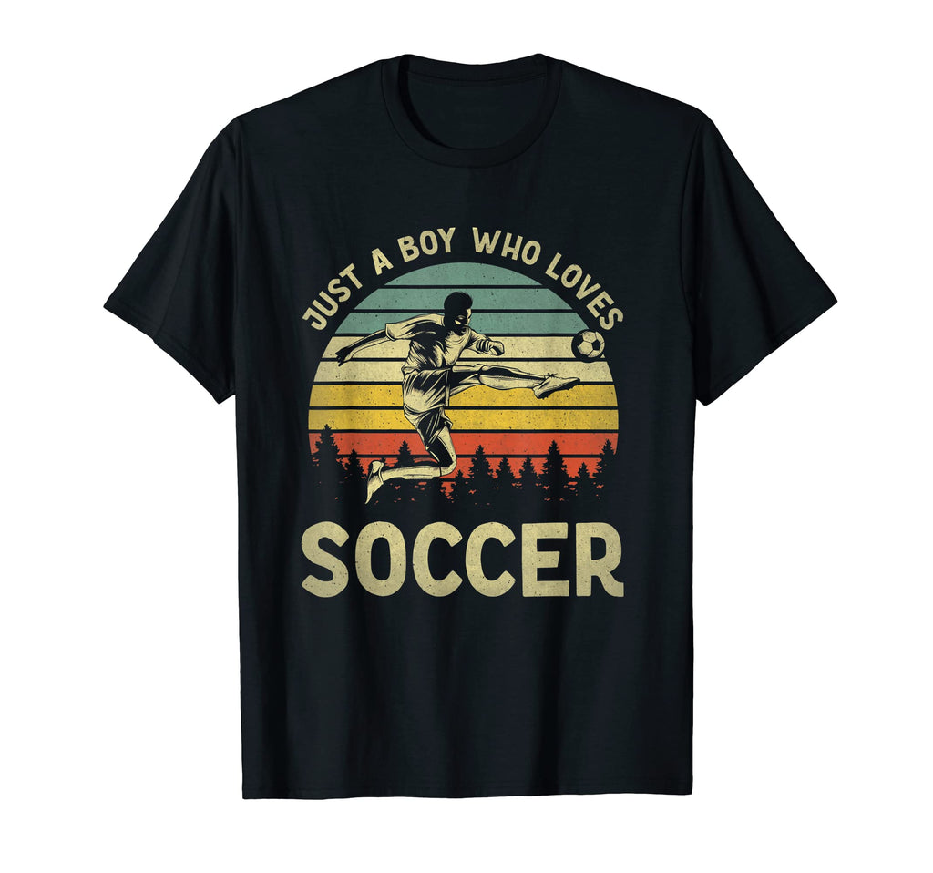 Just Who Loves Soccer Funny Soccer T-Shirt - Aesthetic Graphic Men Women - T-Shirt, Sweatshirt, Hoodie