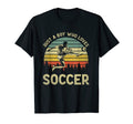 Just Who Loves Soccer Funny Soccer T-Shirt - Aesthetic Graphic Men Women - T-Shirt, Sweatshirt, Hoodie
