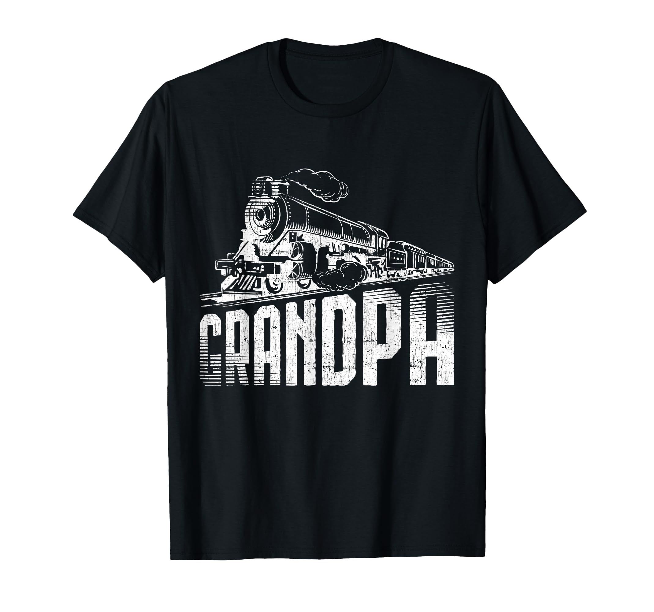 Train Lover Grandpa Gift T-Shirt - Graphic Print Men Women - T-Shirt, Sweatshirt, Hoodie