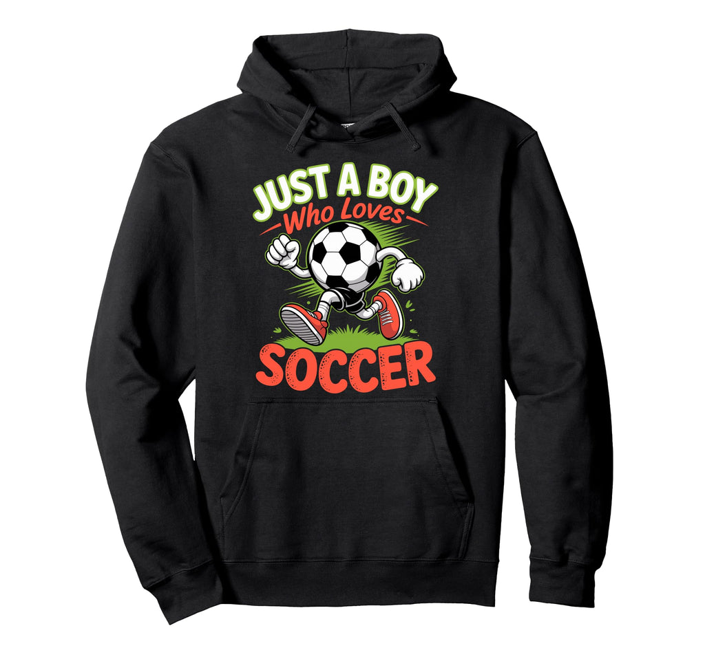 Just Who Loves Soccer Footbal Player Goalie Hoodie - Trendy Graphic Unisex - T-Shirt, Sweatshirt, Hoodie