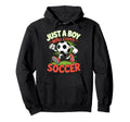 Just Who Loves Soccer Footbal Player Goalie Hoodie - Trendy Graphic Unisex - T-Shirt, Sweatshirt, Hoodie