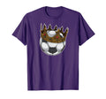 Soccer King Crown Best Player Award T-Shirt - Minimalist Print for Adults - T-Shirt, Sweatshirt, Hoodie