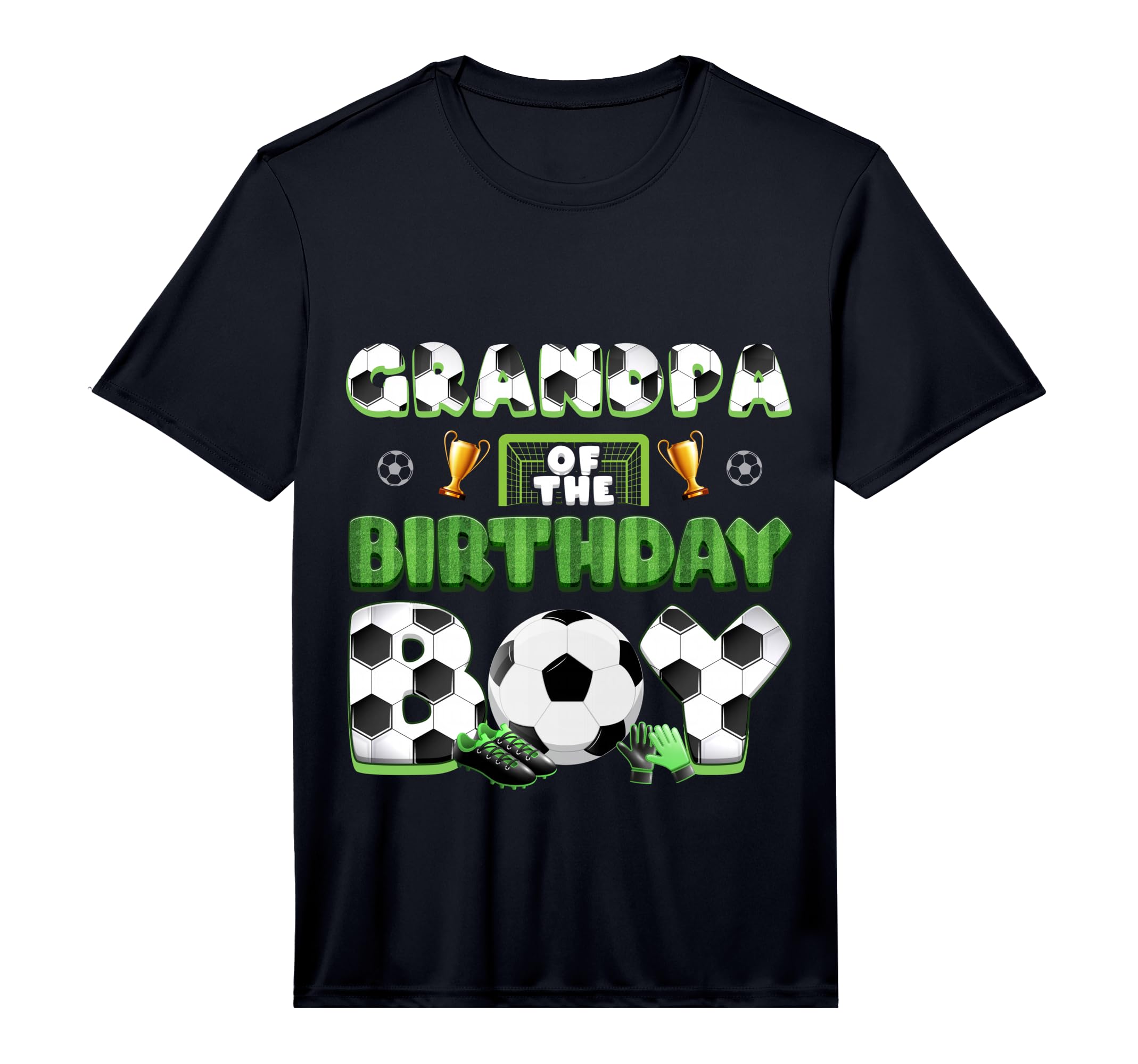 Grandpa Birthday Soccer Group Family T-Shirt - Trendy Graphic Unisex - T-Shirt, Sweatshirt, Hoodie