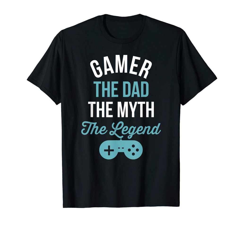 Mens Gamer Dad Myth Legend Gaming T-Shirt - Unique Graphic for Adults - T-Shirt, Sweatshirt, Hoodie