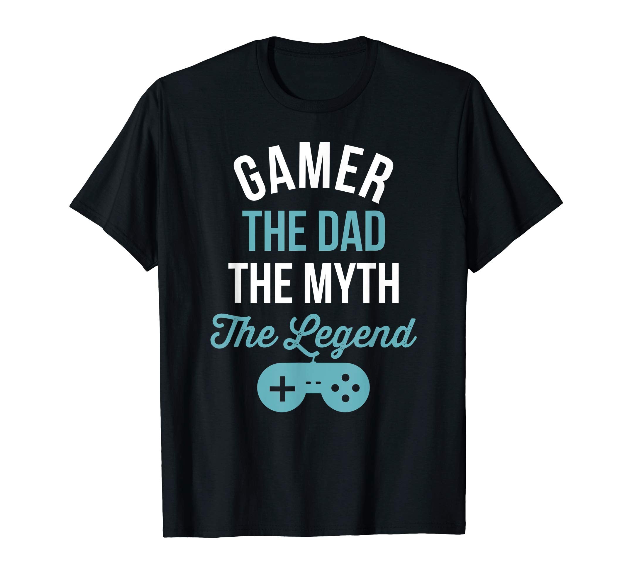 Mens Gamer Dad Myth Legend Gaming T-Shirt - Unique Graphic for Adults - T-Shirt, Sweatshirt, Hoodie