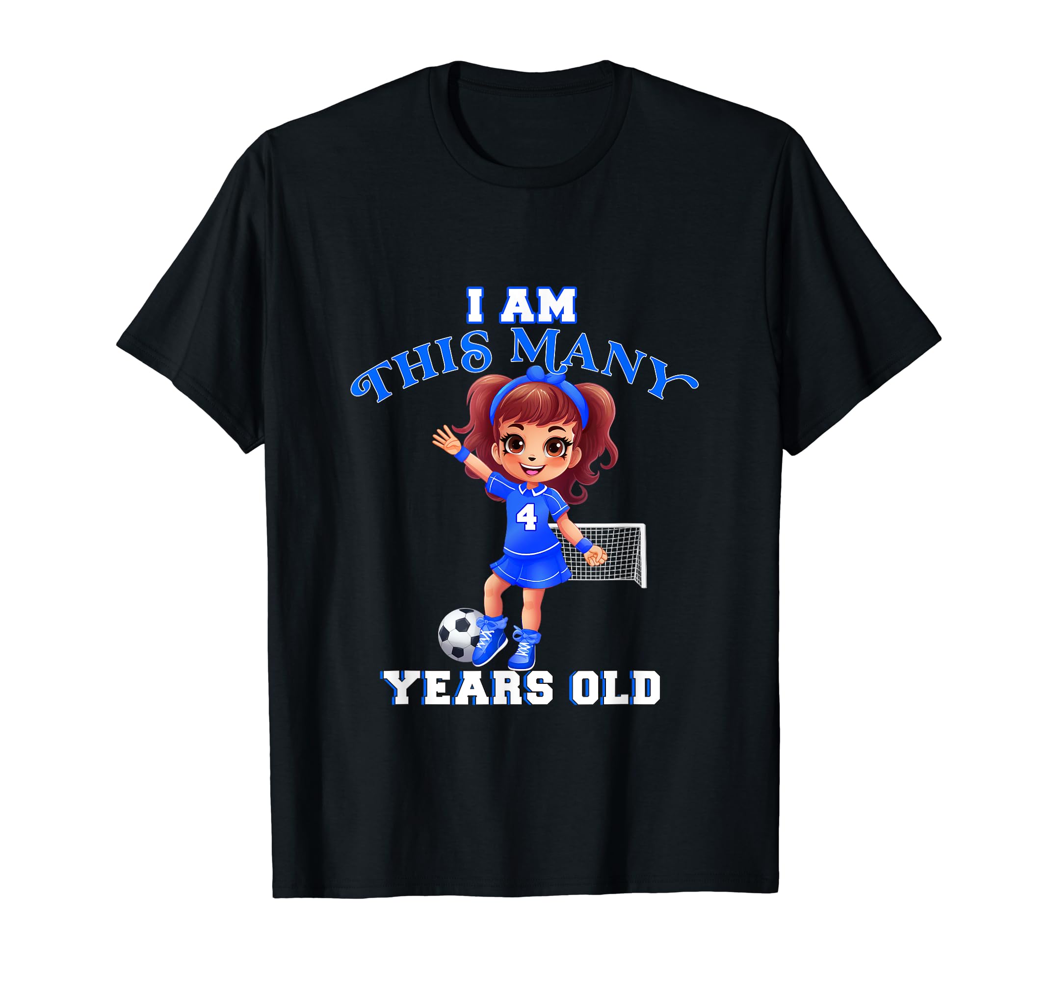 Soccer Player Four Year Old 4Th T-Shirt - Casual Everyday Wear Men Women - T-Shirt, Sweatshirt, Hoodie