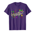 Mardi Gras Trumpet Jester Hat Beads T-Shirt - Minimalist Print Unisex - T-Shirt, Sweatshirt, Hoodie