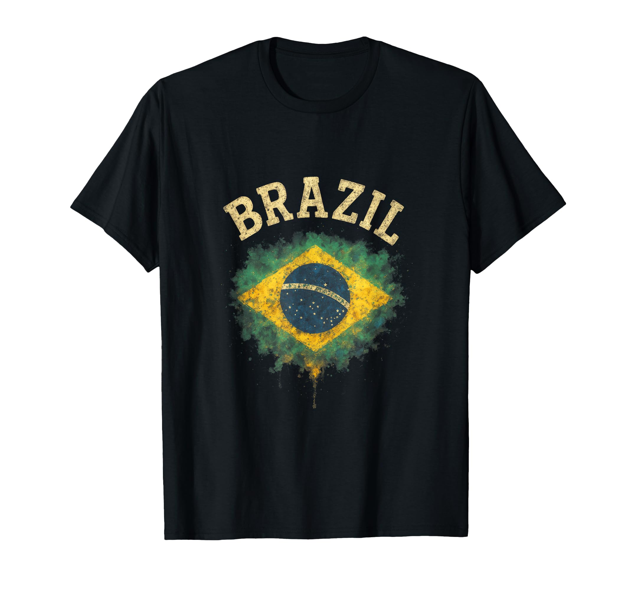 Brazil Flag Soccer Fans T-Shirt - Fun Novelty Design Men Women - T-Shirt, Sweatshirt, Hoodie
