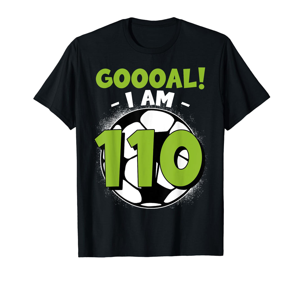 110 Year Old Birthday Soccer Themed T-Shirt - Trendy Graphic Men Women - T-Shirt, Sweatshirt, Hoodie