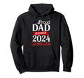 Proud Dad Class 2024 Graduate Senior 2024 Hoodie - Graphic Print Men Women - T-Shirt, Sweatshirt, Hoodie