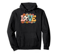Groovy Love Soccer Goalie Player Fan Hoodie - Aesthetic Graphic Unisex - T-Shirt, Sweatshirt, Hoodie