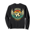 Soccer Papa Family Matching Dad Sweatshirt - Casual Everyday Wear Unisex - T-Shirt, Sweatshirt, Hoodie