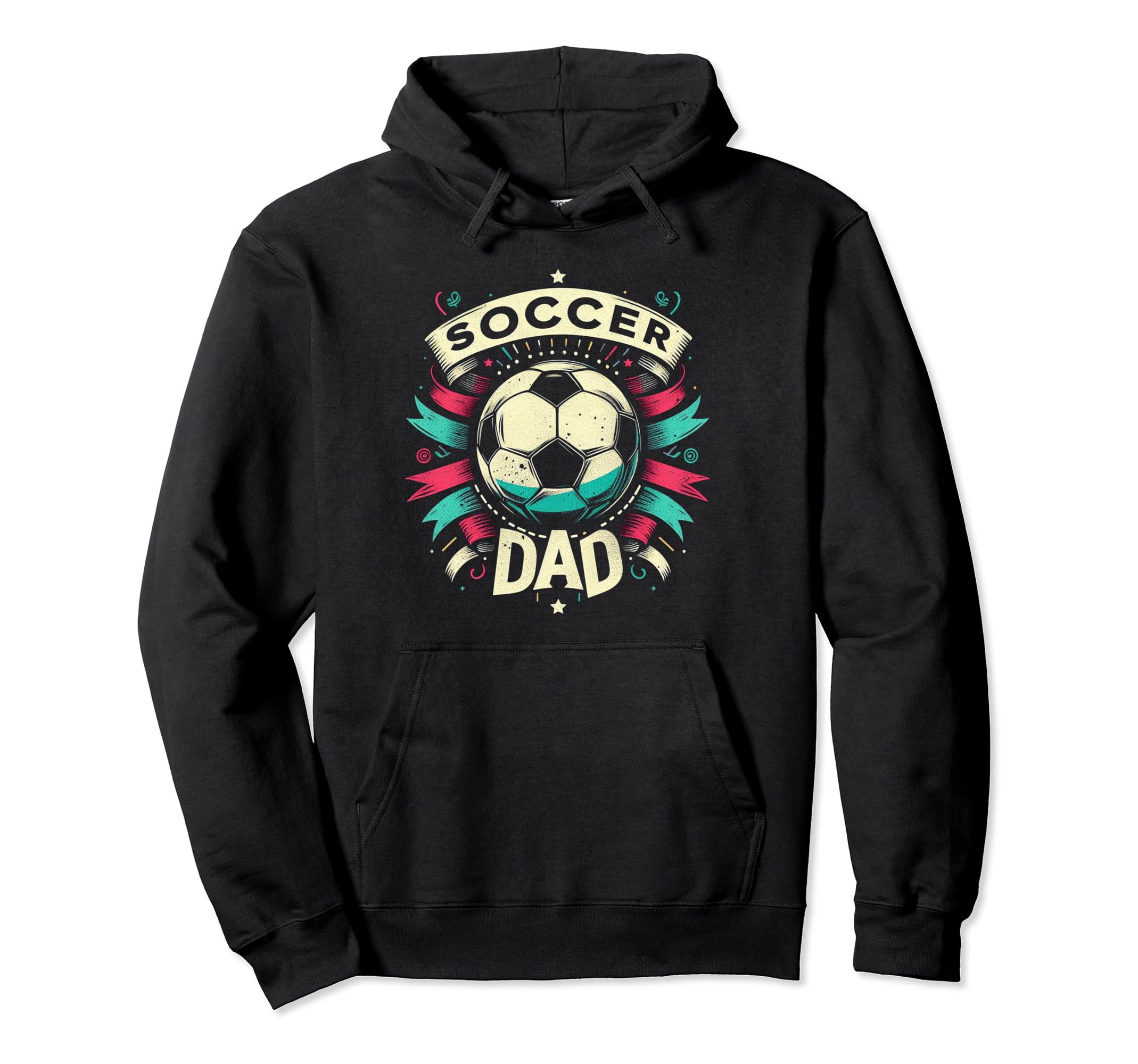 Soccer Dad Family Matching Dad Fathers Hoodie - Novelty Apparel for Adults - T-Shirt, Sweatshirt, Hoodie