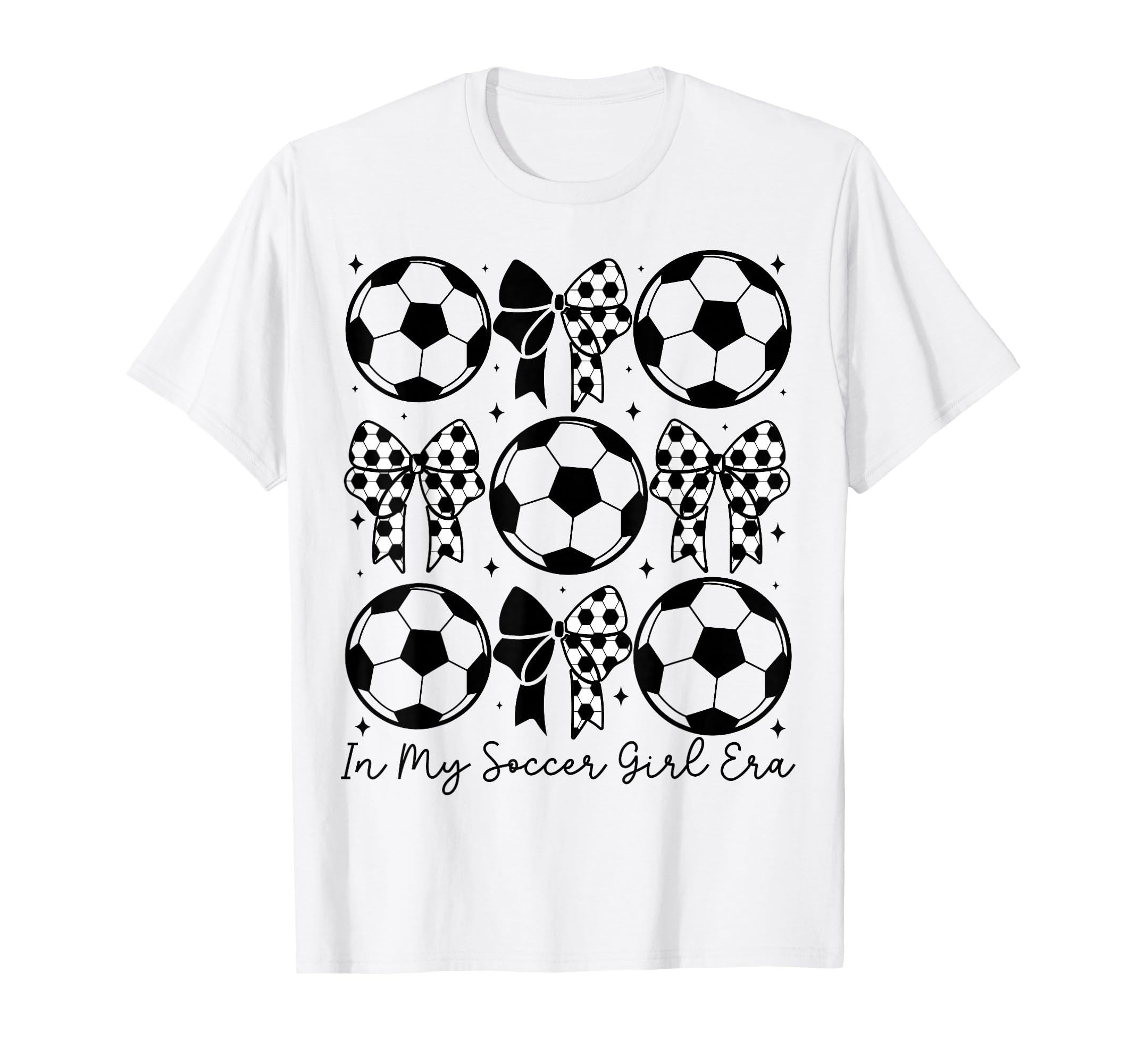 My Soccer Era Bow Soccer Player T-Shirt - Aesthetic Graphic for Adults - T-Shirt, Sweatshirt, Hoodie