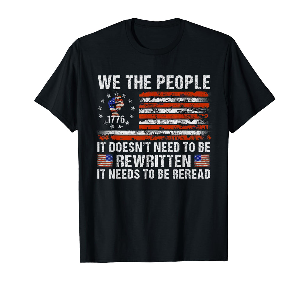 We People American Flag Patriotic 1776 Usa T-Shirt - Graphic Print Unisex - T-Shirt, Sweatshirt, Hoodie