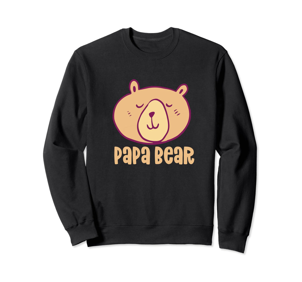 Papa Bear Bears Pun Lover Animal Dad Sweatshirt - Novelty Apparel Unisex - T-Shirt, Sweatshirt, Hoodie