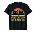 Best Cat Dad Ever Black Cats Lover T-Shirt - Trendy Graphic Men Women - T-Shirt, Sweatshirt, Hoodie