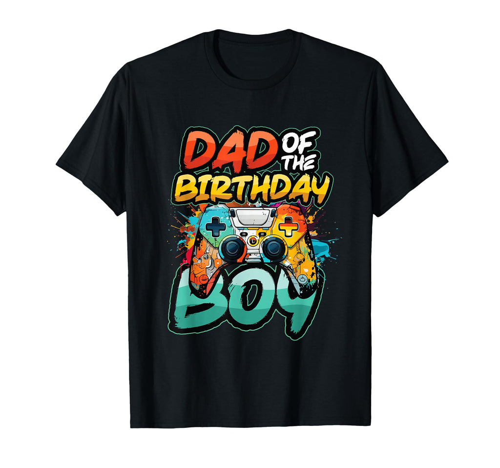 Dad Birthday Gaming Themed Gamer Dad T-Shirt - Casual Everyday Wear Unisex - T-Shirt, Sweatshirt, Hoodie