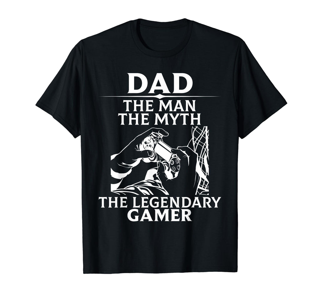 Dad Legendary Gamer Fathers Day T-Shirt - Custom Art Print Men Women - T-Shirt, Sweatshirt, Hoodie