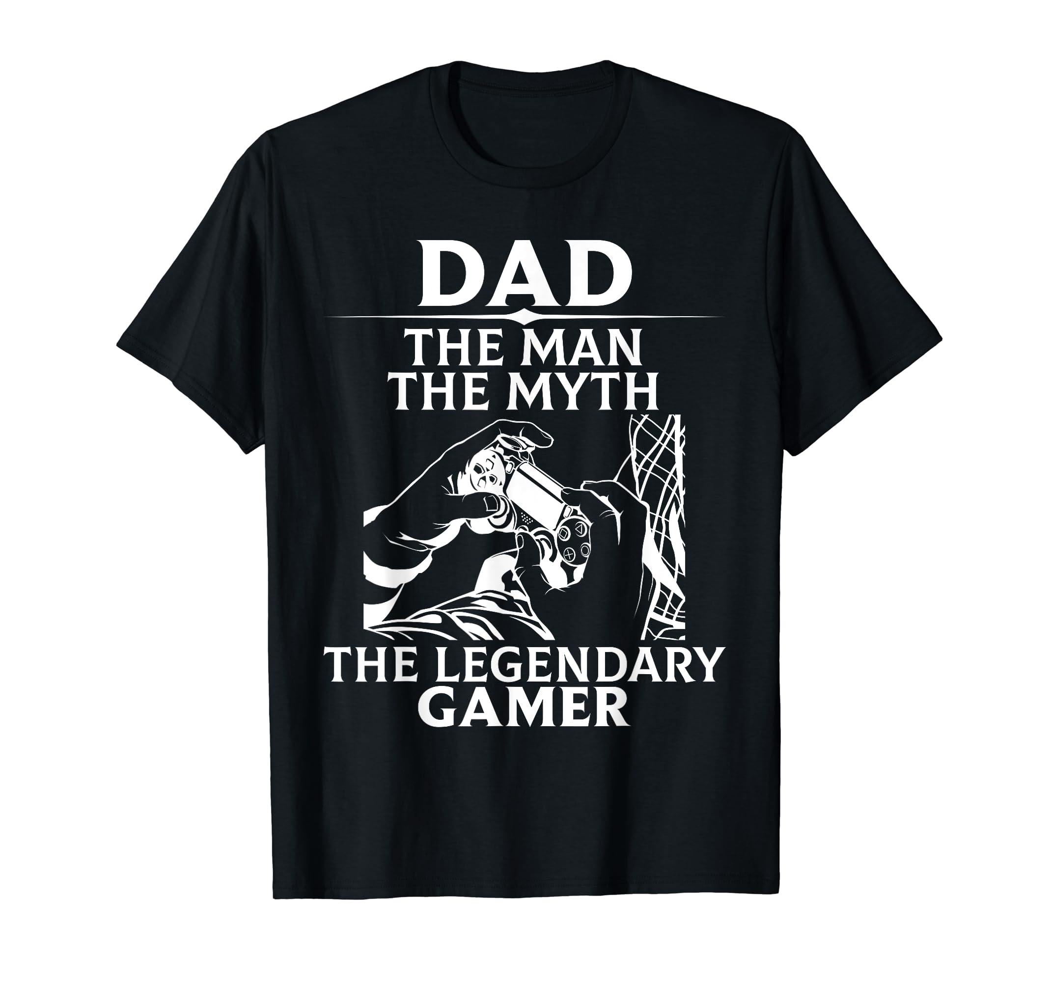 Dad Legendary Gamer Fathers Day T-Shirt - Custom Art Print Men Women - T-Shirt, Sweatshirt, Hoodie