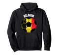 Belgium Soccer Game Player Football Fan Hoodie - Aesthetic Graphic Unisex - T-Shirt, Sweatshirt, Hoodie