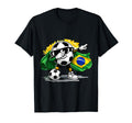 Dabbing Ball Soccer Brazil Flag T-Shirt - Fun Novelty Design Unisex - T-Shirt, Sweatshirt, Hoodie