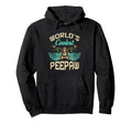 Worlds Coolest Peepaw Motorcycle Hoodie - Minimalist Print Men Women - T-Shirt, Sweatshirt, Hoodie