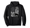 Trucker Papa Dad Truck Driver Art Usa Hoodie - Streetwear Style Men Women - T-Shirt, Sweatshirt, Hoodie