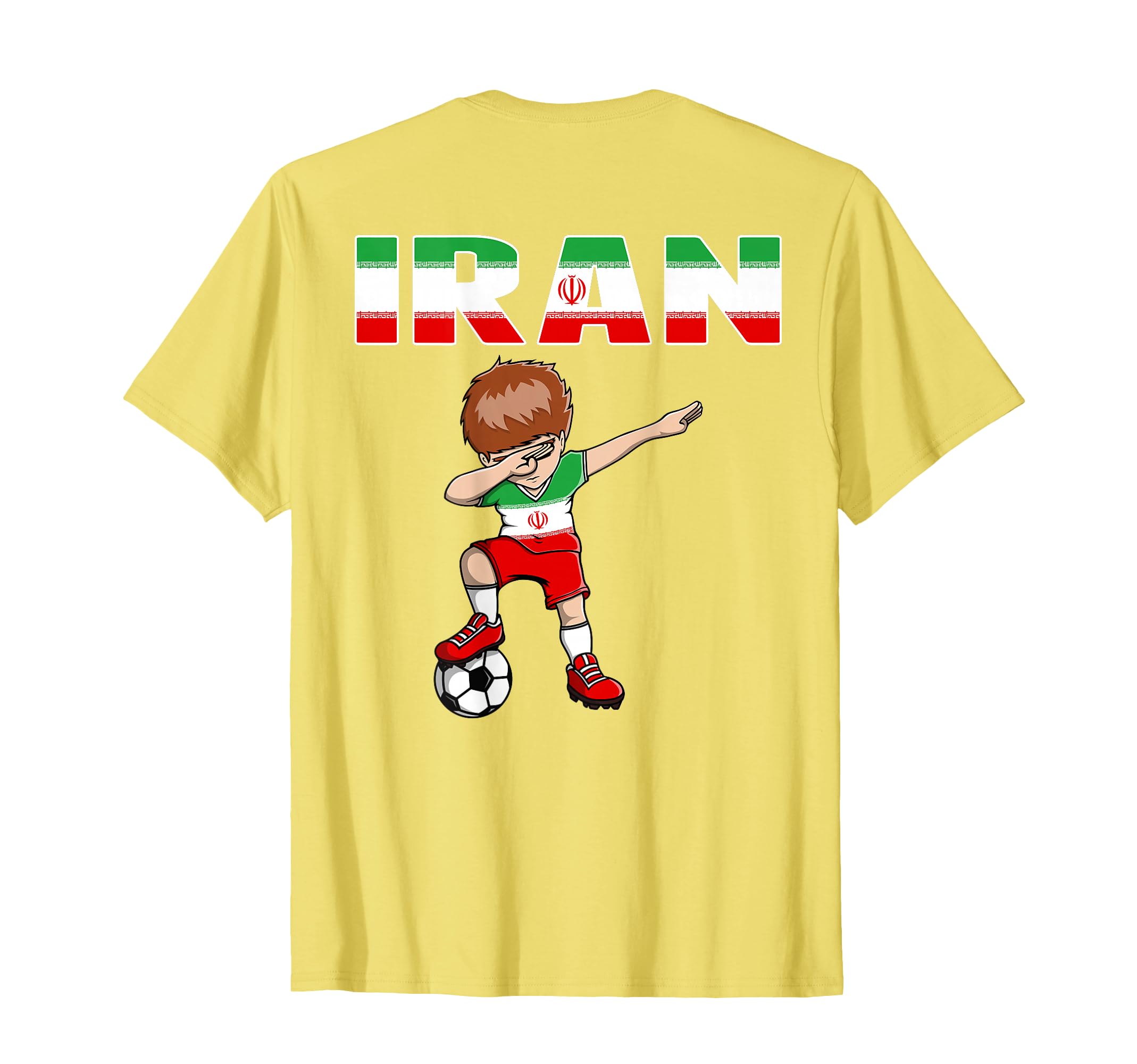 Dabbing Soccer Iran Soccer Fans Jersey T-Shirt - Minimalist Print Unisex - T-Shirt, Sweatshirt, Hoodie