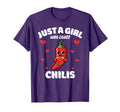 Just Who Loves Chilis Chili Lover T-Shirt - Casual Everyday Wear Unisex - T-Shirt, Sweatshirt, Hoodie