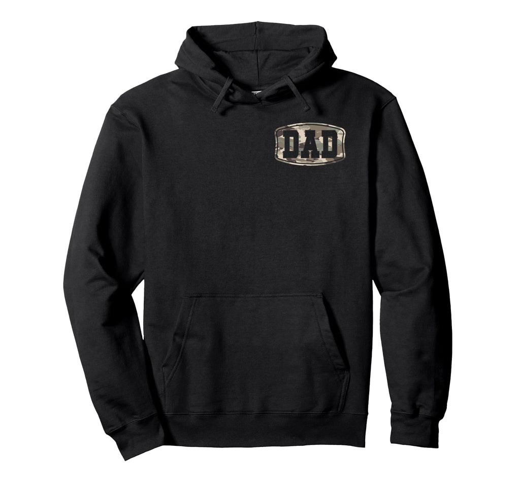 Old School Camo Dad Pocket Camouflage Dad Hoodie - Unique Graphic Unisex - T-Shirt, Sweatshirt, Hoodie