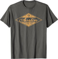 Retro Austin Texas Vintage Guitar Graphic Music - Adult & Kids T-Shirts, Sweatshirts & Hoodies apparel design preview 1
