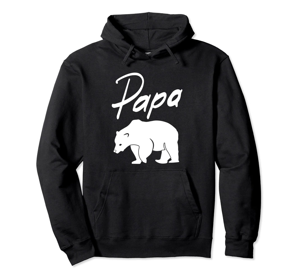 Fathers Day Funny Papa Bear Hoodie - Unique Graphic Men Women - T-Shirt, Sweatshirt, Hoodie