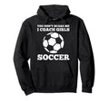 You Dont Scare Me I Coach Soccer Hoodie - Casual Everyday Wear Men Women - T-Shirt, Sweatshirt, Hoodie