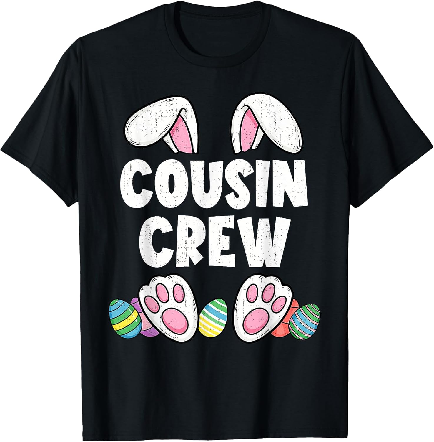 Cousin Crew Easter Bunny Family Matching Funny Happy - Adult & Kids T-Shirts, Sweatshirts & Hoodies apparel design preview 1