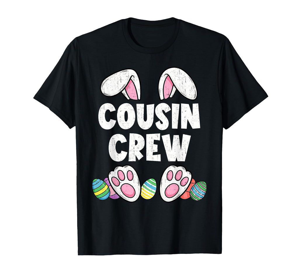 Cousin Crew Easter Bunny Family Matching T-Shirt - Custom Art Print Unisex - T-Shirt, Sweatshirt, Hoodie
