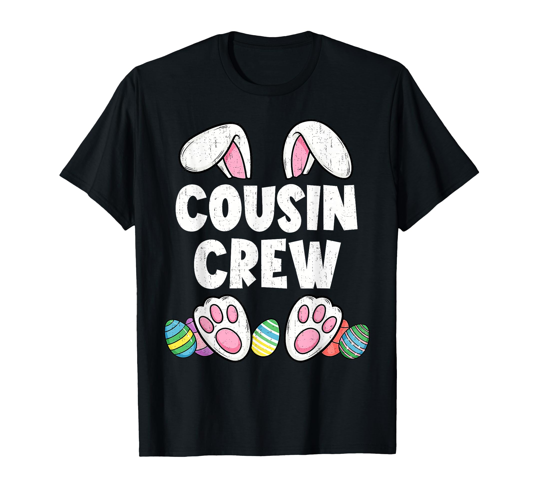 Cousin Crew Easter Bunny Family Matching T-Shirt - Custom Art Print Unisex - T-Shirt, Sweatshirt, Hoodie