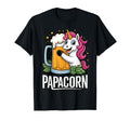 Papacorn Mens Day Fathers Day T-Shirt - Aesthetic Graphic for Adults - T-Shirt, Sweatshirt, Hoodie
