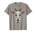 Goat Face Costume Halloween Pretend Im T-Shirt - Trendy Graphic Unisex - T-Shirt, Sweatshirt, Hoodie