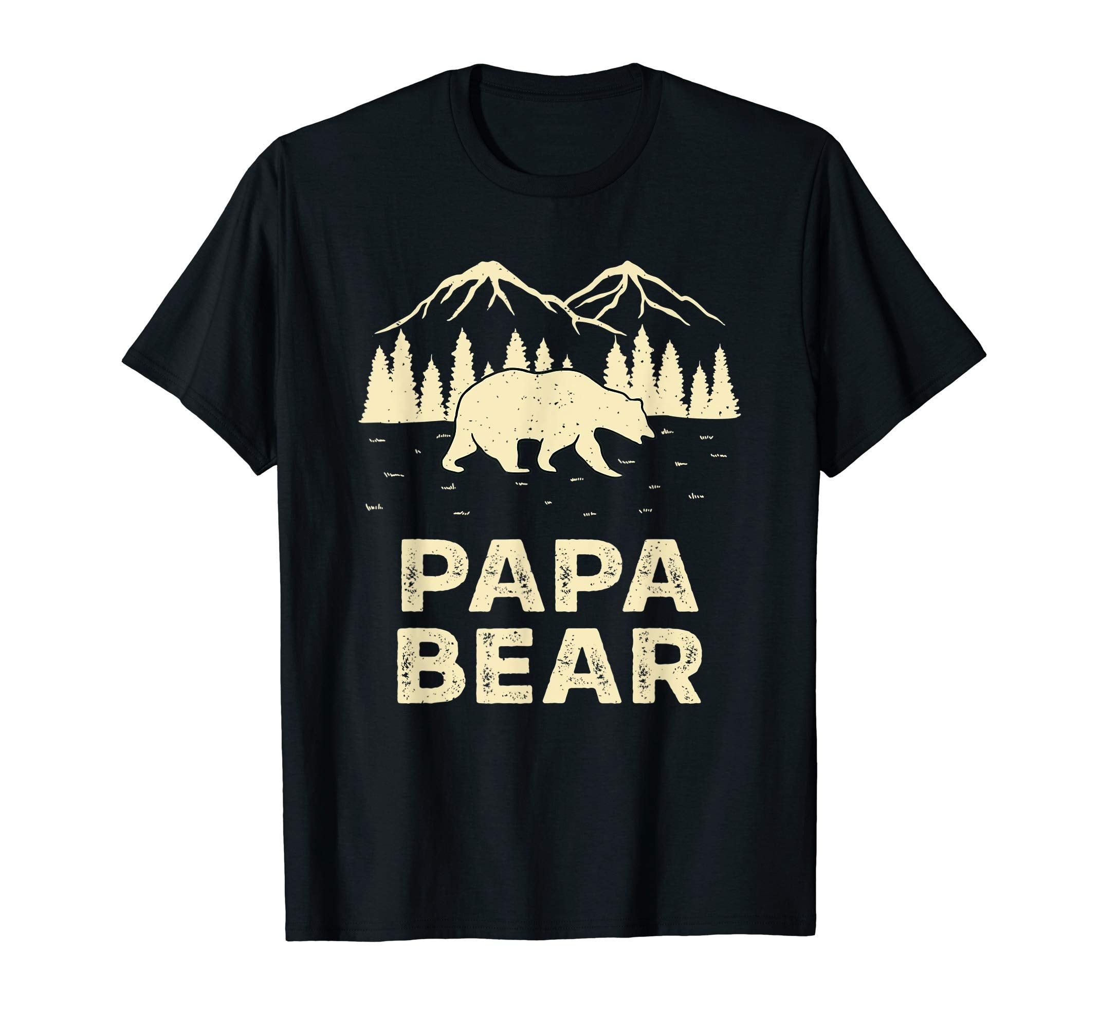 Mens Papa Bear Matching Family Mama Papa T-Shirt - Trendy Graphic Unisex - T-Shirt, Sweatshirt, Hoodie