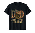Dad Myth Legend Usa Flag Veteran Dad T-Shirt - Graphic Print Men Women - T-Shirt, Sweatshirt, Hoodie