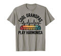 Funny Harmonica Player Grandpa T-Shirt - Casual Everyday Wear for Adults - T-Shirt, Sweatshirt, Hoodie