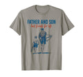 Father Son Matching Surfboarding T-Shirt - Custom Art Print for Adults - T-Shirt, Sweatshirt, Hoodie