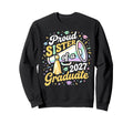 Proud Sister 2027 Graduate Sweatshirt - Custom Art Print for Adults - T-Shirt, Sweatshirt, Hoodie