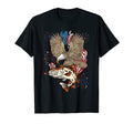 Fishing 4Th July Eagle Usa Flag T-Shirt - Graphic Print for Adults - T-Shirt, Sweatshirt, Hoodie