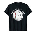 Papa Baseball Volleyball Player T-Shirt - Casual Everyday Wear Men Women - T-Shirt, Sweatshirt, Hoodie