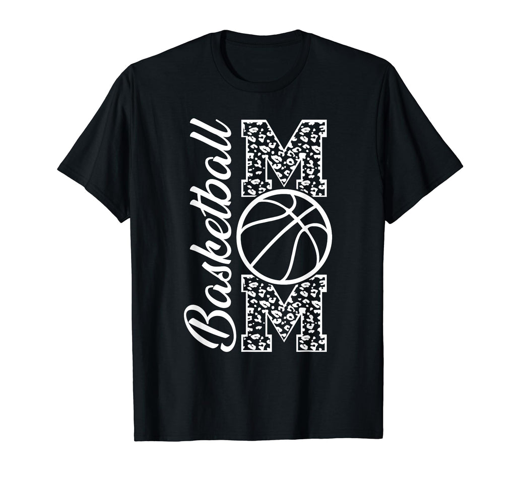 Basketball Mom Leopard Cheetah Proud T-Shirt - Custom Art Print for Adults - T-Shirt, Sweatshirt, Hoodie