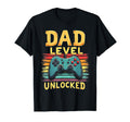 Dad Level Unlocked Funny Gamer Dad T-Shirt - Minimalist Print for Adults - T-Shirt, Sweatshirt, Hoodie